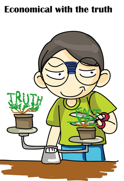 誠語辭典 - Economical with the truth 誠語辭典 - Economical with the truth